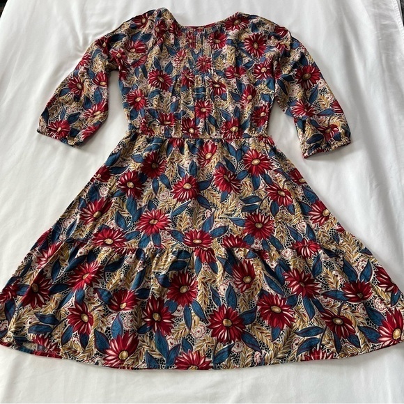 Lucky Brand Floral Print Boho Dress - Picture 2 of 3